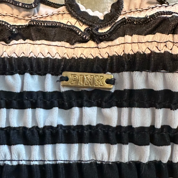 PINK by Victoria’s Secret Striped Off-Shoulder Bikini Set - Picture 2 of 6